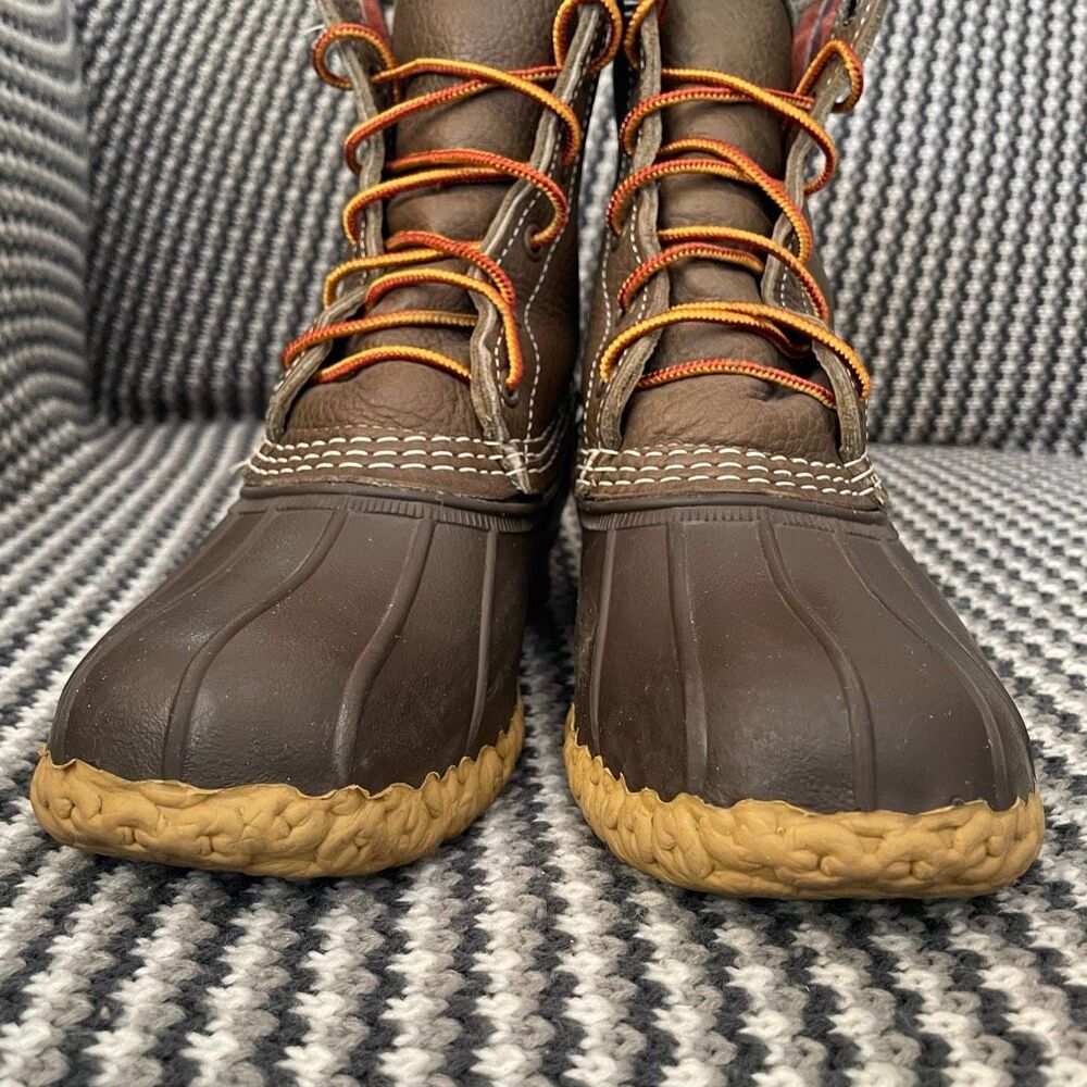 Bean Boot By L. L. Bean 8” Lace Up Duck Boot Wome… - image 3